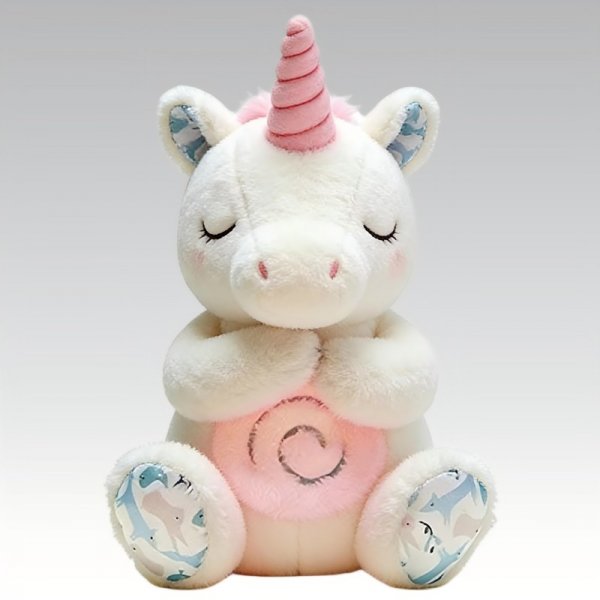 Glowing Unicorn Plush Toy - Soft Stuffed Animal with LED Light