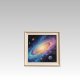 Colorful Galaxy Framed Art - Cosmic Space Wall Decor