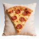 Realistic Pizza Shaped Pillow - Funny & Novelty Sofa Cushion